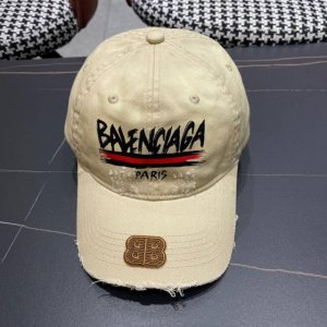 Balenciaga巴黎世家新款画画棒球帽 很酷的色系 男女佩戴都有不同Style 巴黎粉必入款