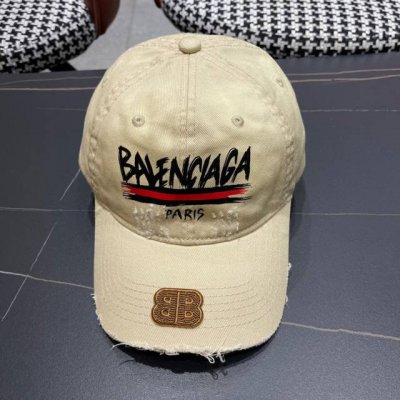 Balenciaga巴黎世家新款画画棒球帽 很酷的色系 男女佩戴都有不同Style 巴黎粉必入款