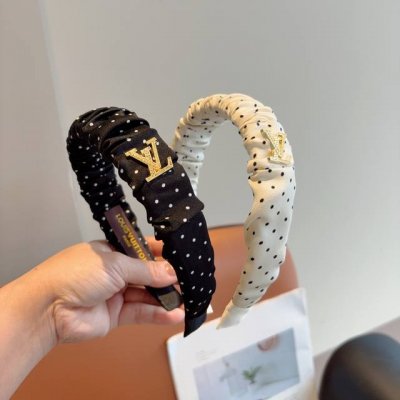 配包装 lv 路易威登 经典新款波点发箍 时尚可爱宽边头箍 专柜最新款来袭时尚百搭 女神必入