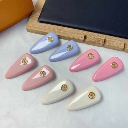 lv路易威登 驴牌发夹 亚克力简约Logo边夹刘海夹压夹日常精致小单品 气质百搭小仙女必入单品 宝藏款 闭眼入推荐款 一对