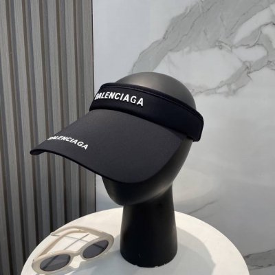 Balencia*A 巴黎世家新款 夏日冰丝空顶帽 空顶防晒帽不耽误扎马尾~ 冰丝面料实用又好看 大帽檐的设计能有效的阻隔紫外线 多色可选
