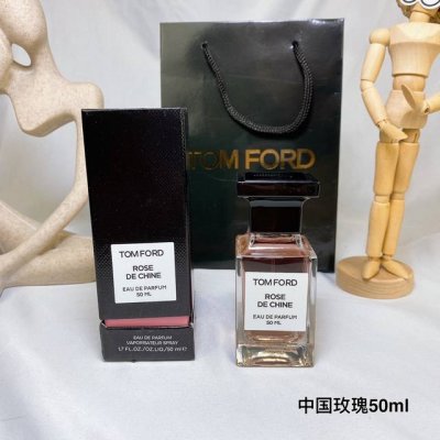 专柜品质 汤姆福特Tf 新香水中国药感玫瑰 Rose De Chine 中国玫瑰50Ml 前调：玫瑰 中调：黄牡丹 基调：岩蔷薇，没药