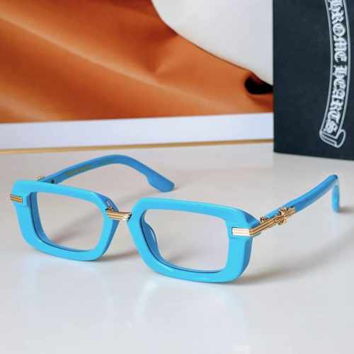 chrome Hearts Mod：Asstravagant 镜腿火焰十字花点缀搭配蔡司镜片 一眼万年的克罗心墨镜 尺寸52口21-139