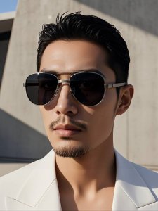 Cartier 卡地亚 男女款偏光墨镜 双色烤漆工艺 进口宝丽来偏光镜片 顶级做工彰显非凡品味 高品质 型号 Ck0614