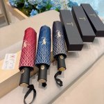Ysl 圣罗兰 Yves Saint Laurent 渐变 三折全自动折叠晴雨伞 超有女人味的新款 采用Nano polymer Compound涂层技术 研发