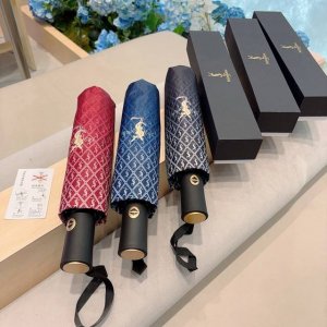 Ysl 圣罗兰 Yves Saint Laurent 渐变 三折全自动折叠晴雨伞 超有女人味的新款 采用Nano polymer Compound涂层技术 研发
