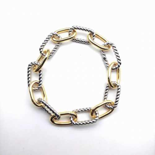 David Yurman 麦迪逊链式多环分色手链 尺寸：21Cm 编号Dysl-007