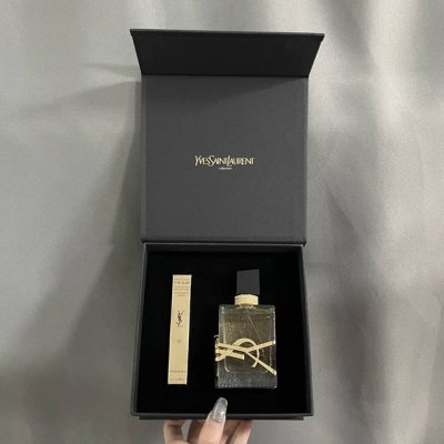 专柜品质 圣罗兰肆意香水口红两件套B款 内含:Ysl小金条口红21#Ysl自由之水香水50Ml