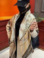 p270 上新 Monogram Jacquard Denim 140丝绒 方巾 【高定版 双面同色】 有些款式他值得用最顶级的工艺去呈现 最具收藏价值丝巾款式