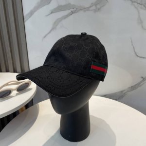 Gucci 古奇 经典原单棒球帽专柜1:1开模订制 最高版本 原版帆布轻盈透气 实物拍摄 四季百搭男女适用 基础头围56 贴片可调节