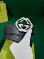 古奇 宽度4.0 高端品质 进口全粒面牛皮压制经典花纹 顶级P220