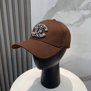 香奈儿Chanel 新品高定满钻硬顶棒球帽 小香Logo经典简约 时尚休闲设计 跑量新品