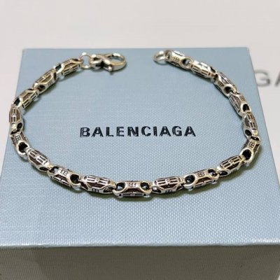 原单货新品 巴黎世家手链Balenciaga手链专柜一致巴黎世家手链 男士火爆款出货 设计独特 前卫 男士必备 码数18 20 22 24Cm