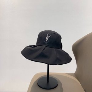 特 配防尘袋 Ysl圣罗兰 2025新款大沿四季款折叠渔夫帽 百搭日常款 出街必备