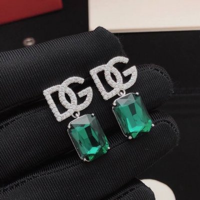 编号Dged0011 Dg*最新款祖母绿方钻耳钉 一致Z批黄铜材质