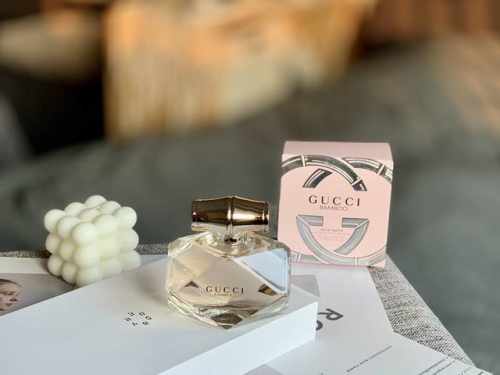 专柜品质 gucci Bamboo竹韵女士淡香水75Ml 香调 木质花香调 前调 佛手柑 中调 依兰 卡萨布兰卡百合 橙花 后调 琥珀 檀香丶大溪地香草 对本质