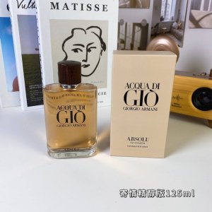 140 阿玛尼寄情男士精醇版125Ml giorgio Armani Acqua Di Giò Absolu, 2018 品牌：阿玛尼 调香师：Alberto