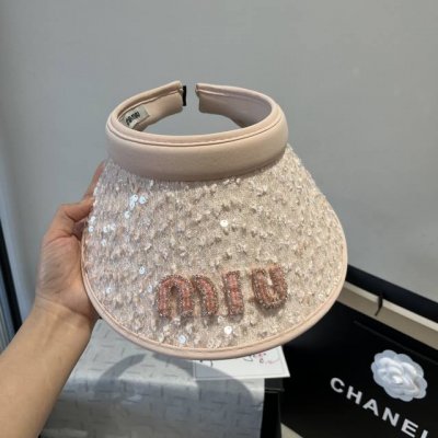 miumiu缪缪新款空顶遮阳帽