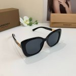 Burberry巴宝莉 新款欧美时尚方框太阳镜网红街拍Ins风眼镜 气质非凡潮流墨镜