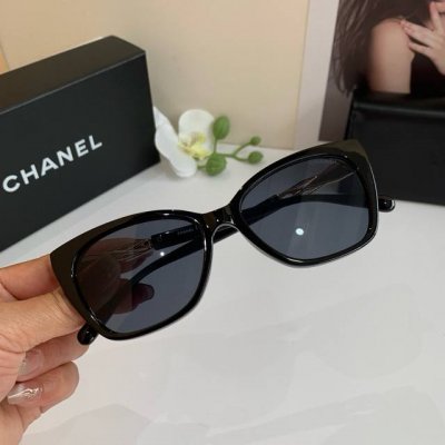 Chanel 香奈儿 众多网红同款太阳镜 欧美时尚方框眼镜 出行遮阳防紫外线墨镜！