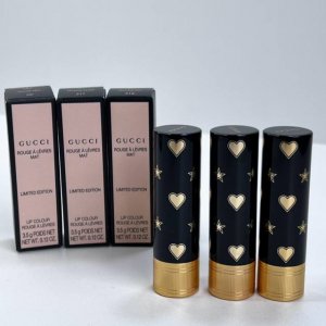 一比一 古驰口红黑管爱心限量版！色号：哑光25-217-519。