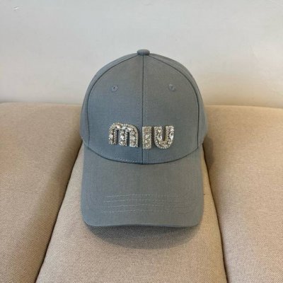 谬谬Miumiu 原单春夏新款棒球帽 正品开模订制 原版做工细致质量超赞