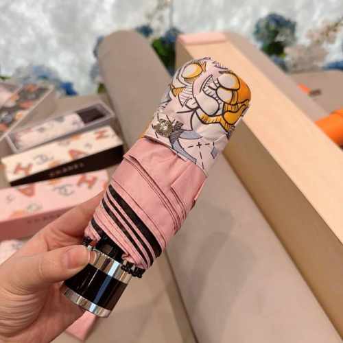 Chanel 香奈儿 五折手动折叠晴雨伞 选用台湾进口Uv防紫外线伞布 原单代工级品质 3色