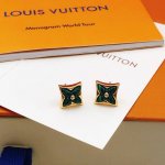编号Led0297 Lv*最新款绿色 绿贝母耳钉 一致Zp黄铜材质