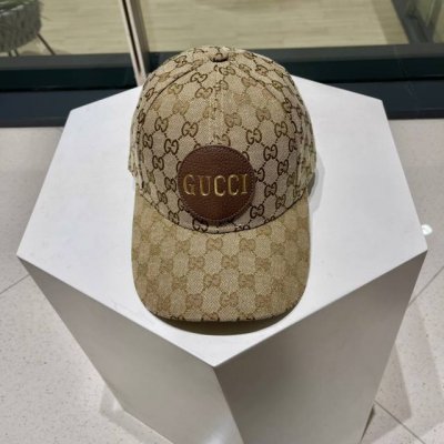 Gucci古奇 专柜新款简约刺绣款棒球帽，很潮！休闲运动款，经典制作，超级好搭衣服！