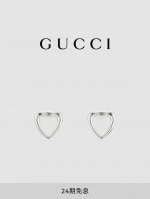 Gucci古驰Gucci Heart系列耳钉