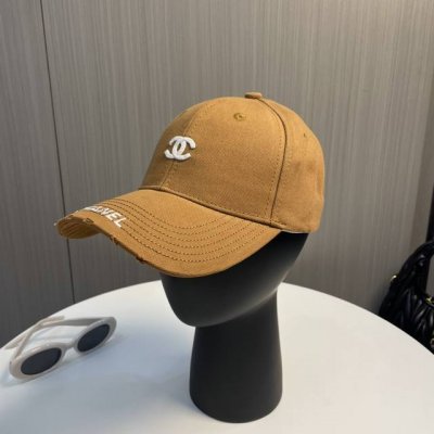chanel香奈儿 新款简约刺绣Logo棒球帽，新款出货，大牌款超好搭配，赶紧入手！