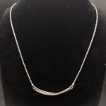 新款 David Yurman 分色微笑项链。链条粗2Mm，长度45+5Cm延迟链 编号Dyxl-075