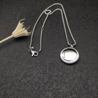 上新 David Yurman 罗盘黑钻项链。链条粗3Mm，长度50+5Cm或长度60+5Cm延迟链 编号Dyxl-087