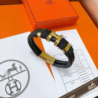 新品发售 爱马仕手绳手环最新款纯手工头层牛皮材质档次更高明星同款H系列系列经典款系列手链手绳 细节对版做旧处理 非市面亮面版型 这款一直在出 爱马仕里面热卖款