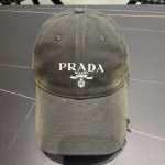 Prada 普拉达 2024新品棒球帽 代购版本！时尚潮流，高端做工！非一般的品质，细节看实拍哦