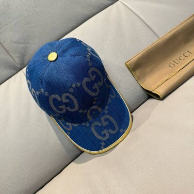 配包装布袋 Gucci古奇新款原单棒球帽 大双G 专柜1:1开模订制 完美对花 原版帆布面料+头层牛皮 轻盈透气 基础头围56 贴片可调节
