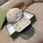 配包装布袋，Gucci古奇新款原单棒球帽， 双G提花，专柜1:1开模订制，完美对花，原版帆布面料+头层牛皮，轻盈透气！基础头围56，贴片可调节。