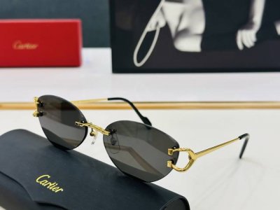 原版Cartie* 卡家 官网经典款 太阳镜 Ct0487O Size 57口16-140电镀工艺精湛大牌品 J戴起来气质十足