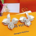 编号Led0251 Lv*最新款玫瑰金色梅花朵耳钉 一致Zp黄铜材质