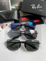 新款品牌 雷朋Ray.Ban高品质男士偏光太阳镜 超轻无框质感超赞 男士开车必备品 编号 9810