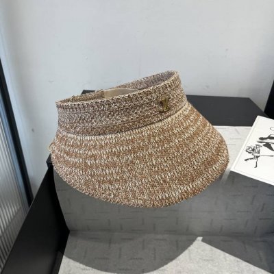 Celine新款针织空顶遮阳帽，可折叠，出游携带方便