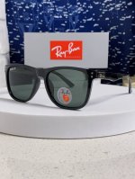 Ray Ban雷朋 2025新款矩形男女通用太阳镜 男士开车偏光镜片 Rb69009 Size:60口15-145