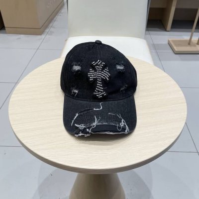 克罗心新款高品质洗水牛仔棒球帽，高端定制版！网红时尚博主同款！墙裂推荐！质量巨好！头围57Cm
