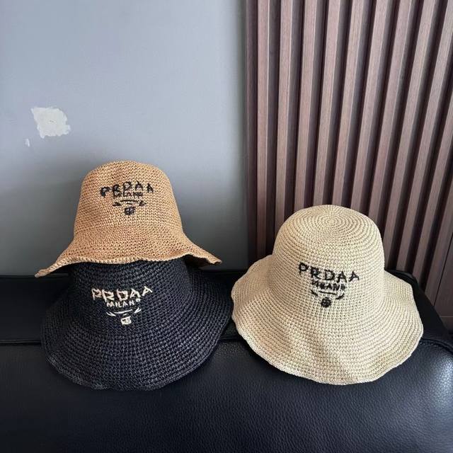 特批 70 Prad* 春夏针织渔夫帽