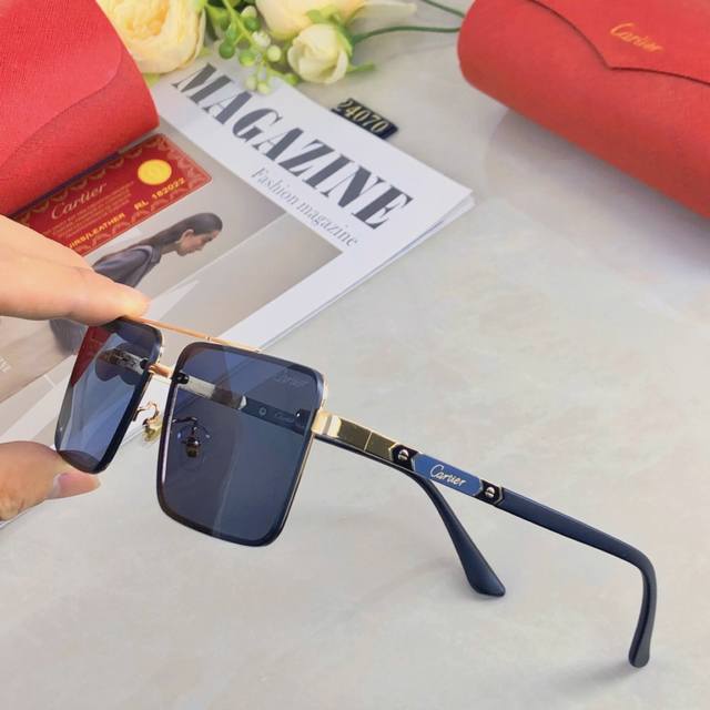 P120Cartie*新款太阳镜时尚潮流休闲墨镜驾驶旅游度假太阳眼镜防紫外线