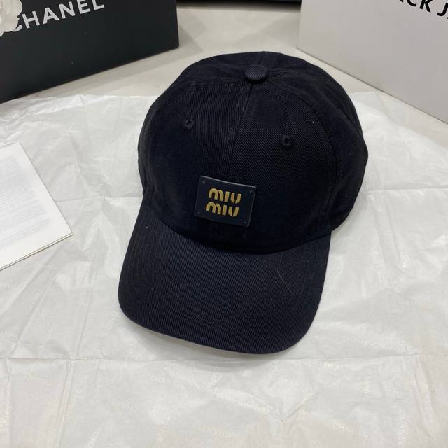 跑量50 Miumiu～新款四季棒球帽 高品质定制Logo 材质:100%棉 头围:56-58均可