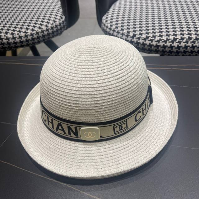 P80 Chanel春款香奈儿草帽，名媛风，高级定制四色，出街必备