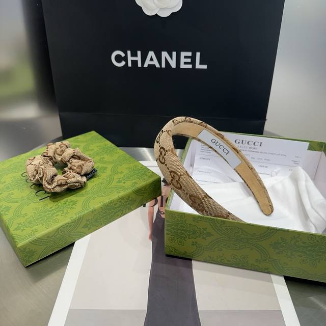 P60配包装盒 Gucci 古奇 Gg字母发箍，经典字母，时尚百搭，特别耐看，永不过时