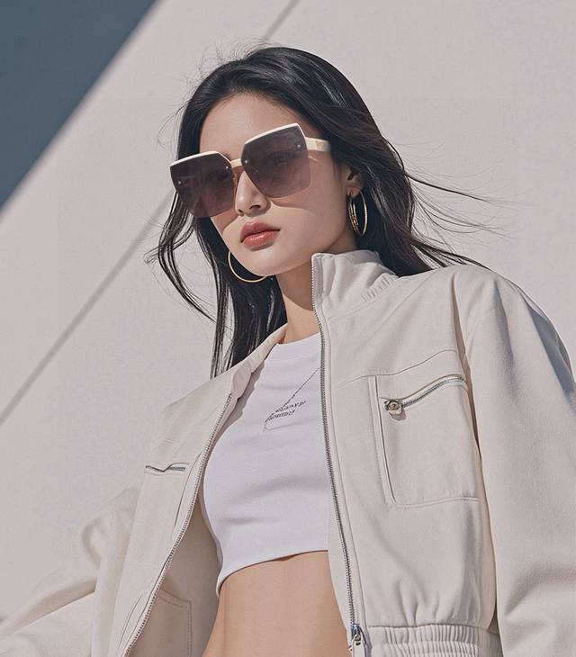 P80 Chanel 香奈儿 2025新款潮流爆款 时尚方框太阳镜 佩戴舒适 网红潮款墨镜 女士高清加厚偏光太阳镜 高品质Tr镜框 型号Ch1250