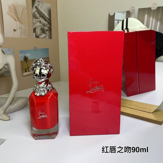 高品质/200 cl萝卜丁红唇之吻浓香水90Ml christian Louboutin Loubikiss Edp 120Ml 木质花香调 前调茉莉花 中调晚